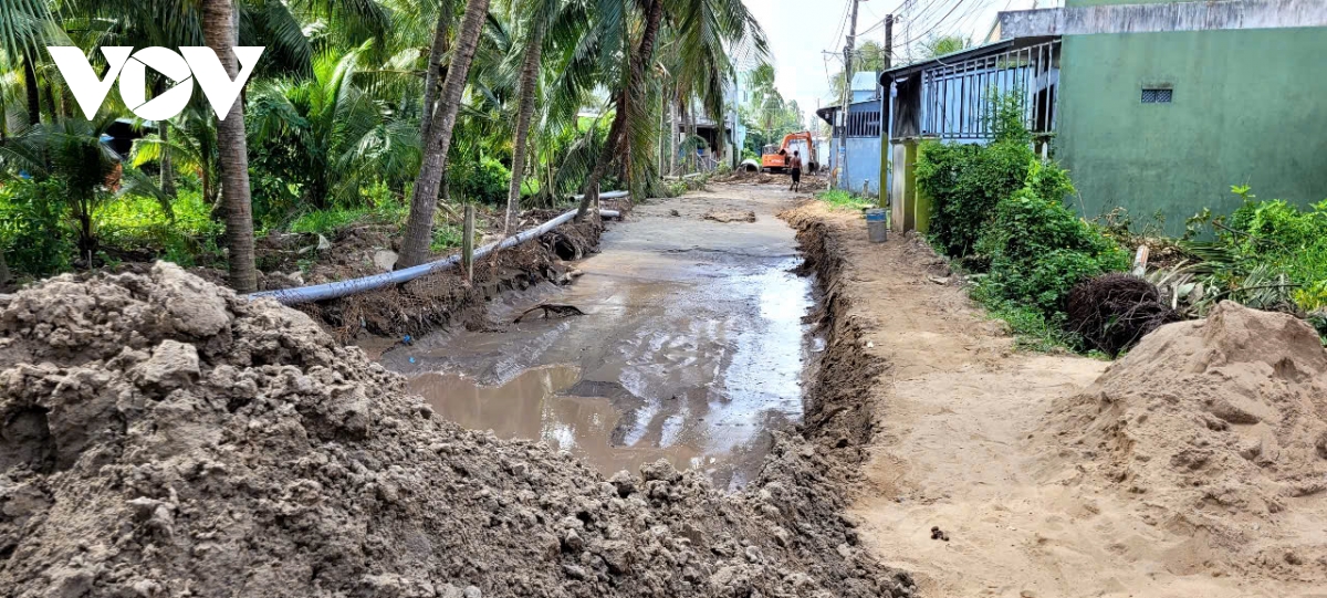 Dự án mở đường giao thông ở Đồng Tháp làm mãi chẳng xong